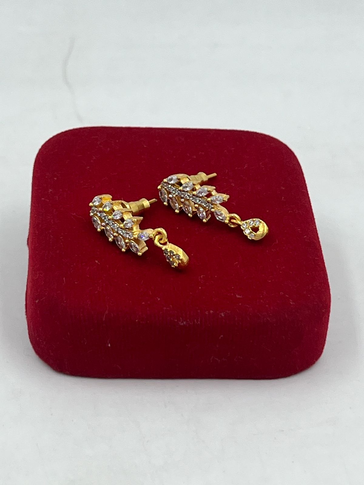Flipkart.com - Buy SSFJ 1 gram gold J type Stud Earring Copper Stud Earring  Online at Best Prices in India